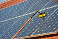solar panel; cleaning